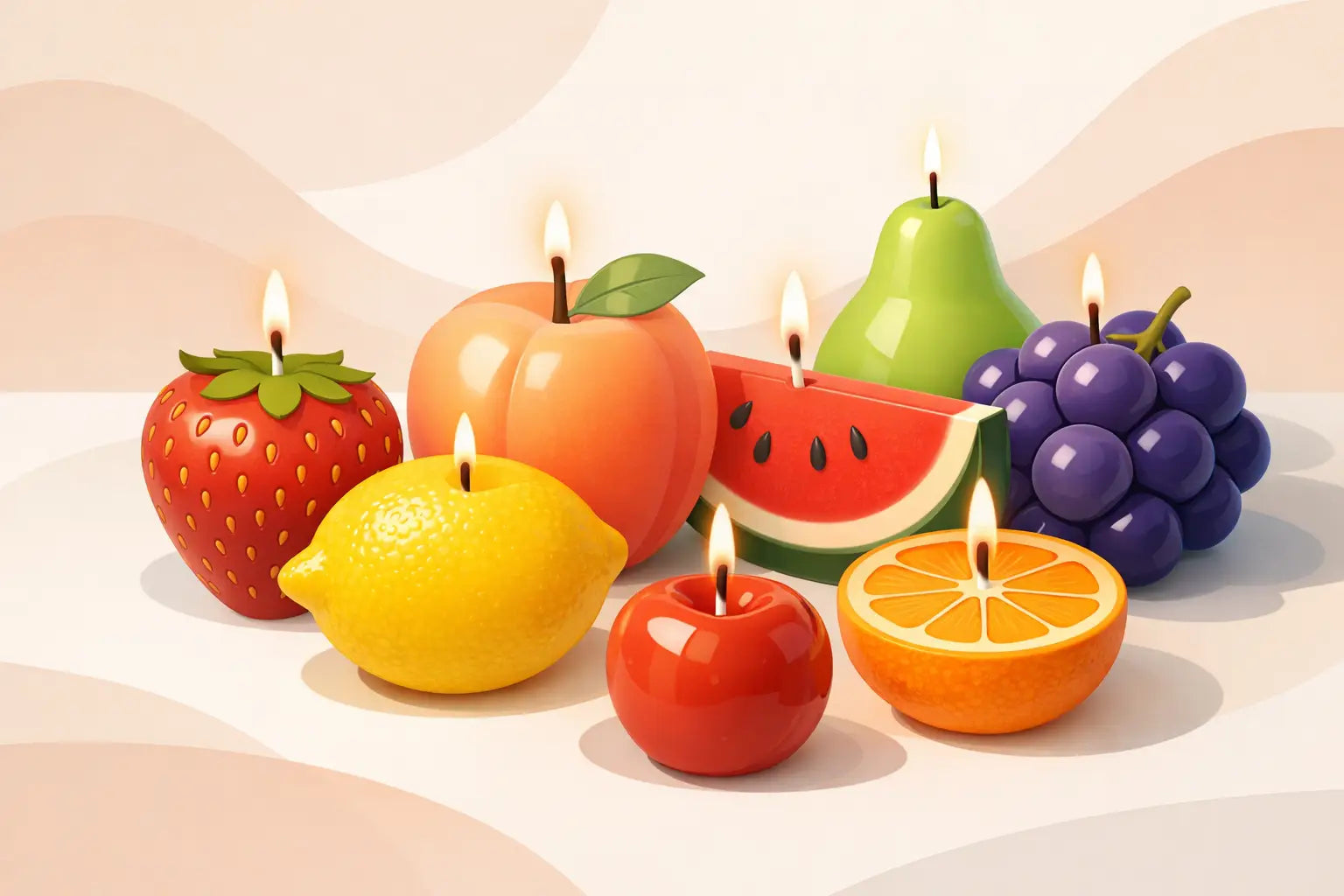 Fruit Shaped Candles That Look Good Enough to Eat