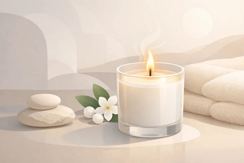 White Musk Scented Candle for Soft Luxury