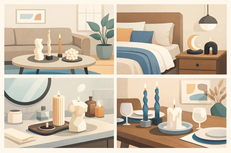 How to Style Statement Candles in Every Room