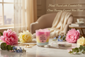 Wické Butterfly Lemonade candle in a glass container on a white background