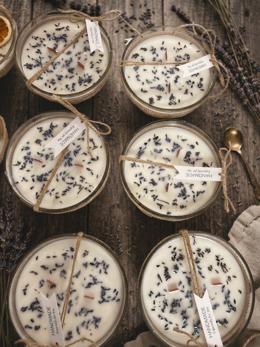 Wicke Artisan Lavender Candle | Natural Soy Wax